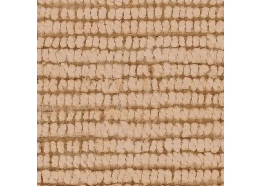 Continental Jute Rug - Tan - Handcrafted - Brown - Brown