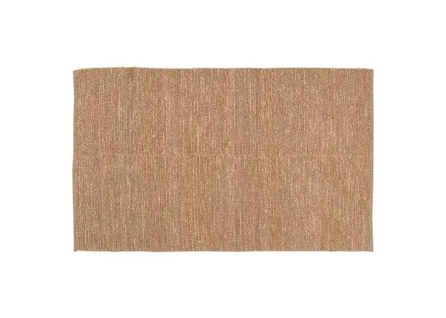 Continental Jute Rug - Tan - Handcrafted - Brown - Brown