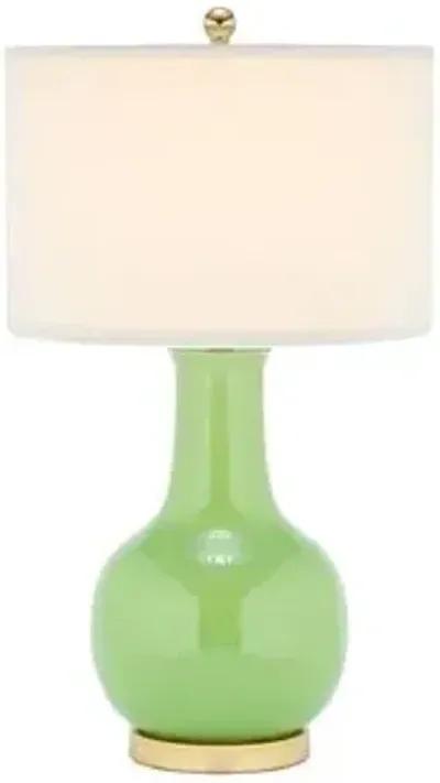 Evelyn Table Lamp - Green