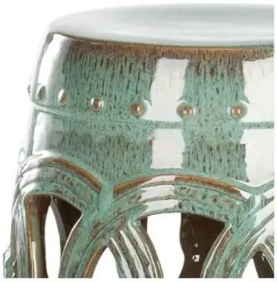 Amelia Garden Stool - Blue-Green