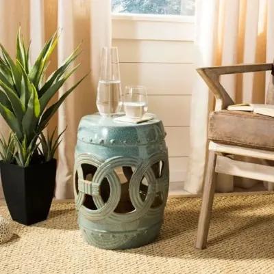 Amelia Garden Stool - Blue-Green