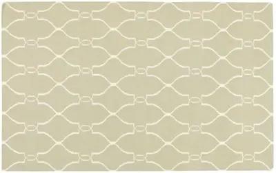 Pippa Flat-Weave Rug - Sage - Beige - Beige