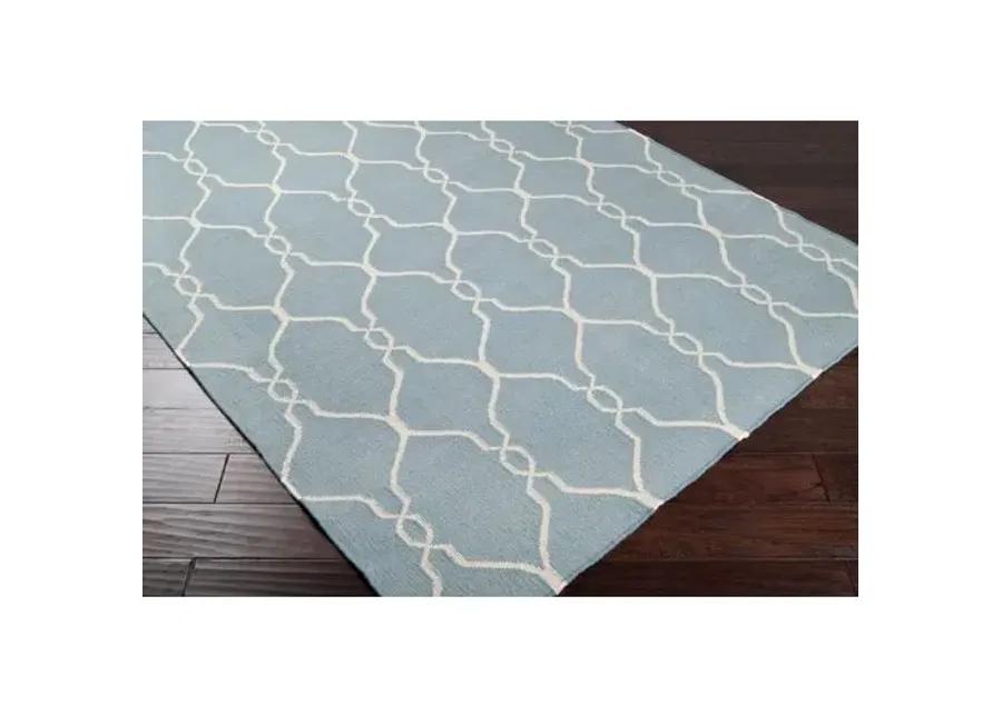 Fallon Rug - Blue/Beige - Blue