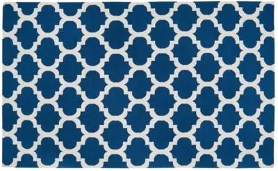 Frontier Rug - Navy/Beige - Blue - Blue