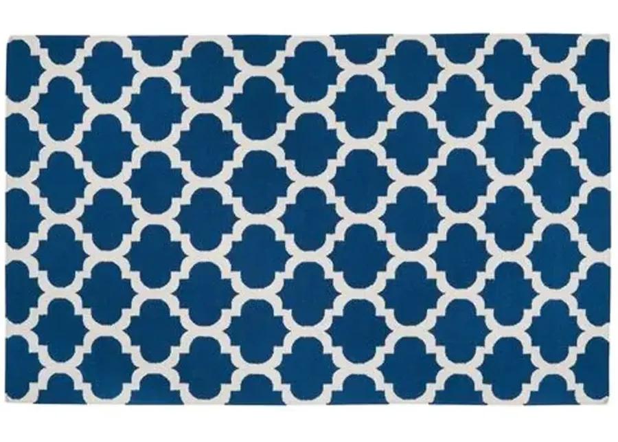 Frontier Rug - Navy/Beige - Blue - Blue