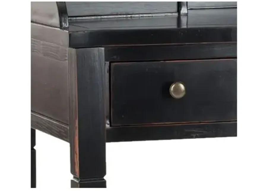 Ava Writing Desk - Black