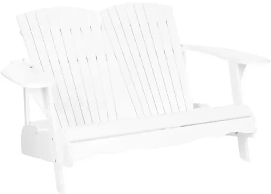 Hampton Outdoor Bench - White