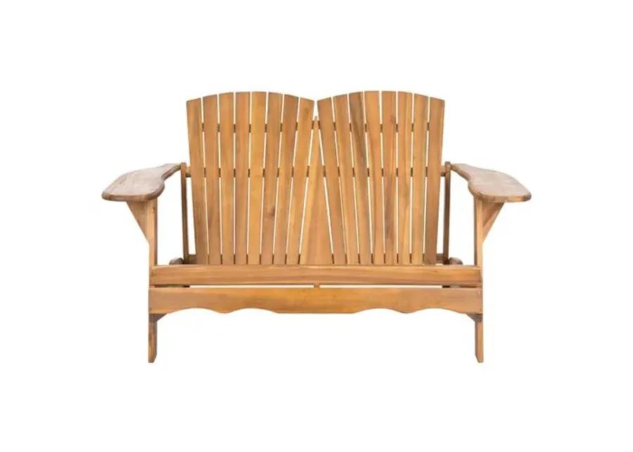 Hampton Outdoor Bench - Natural - Brown