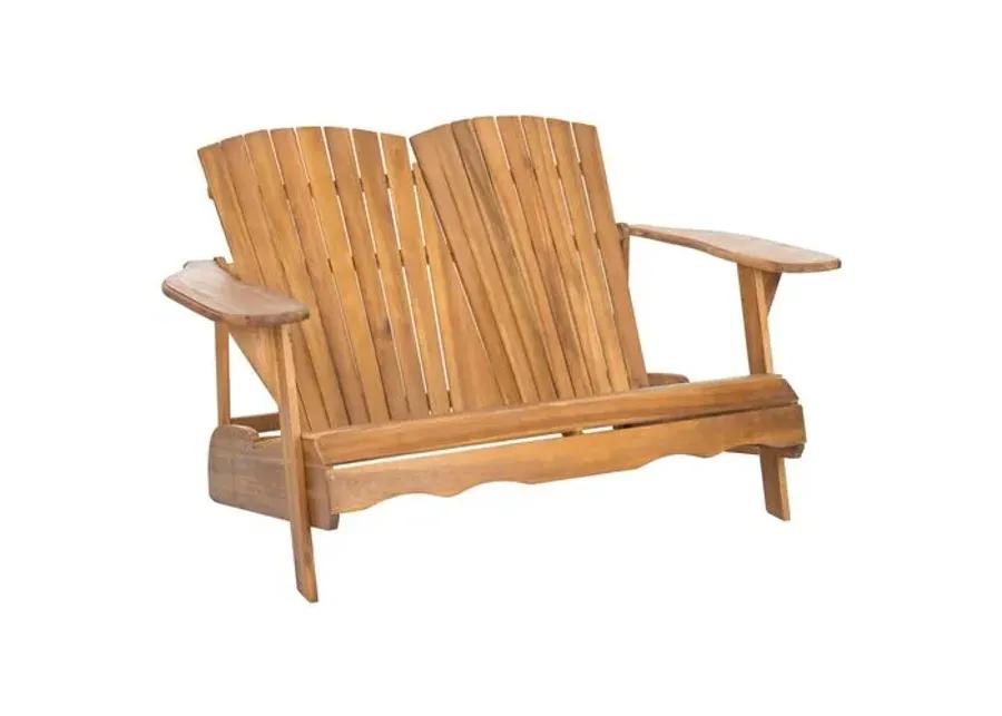 Hampton Outdoor Bench - Natural - Brown