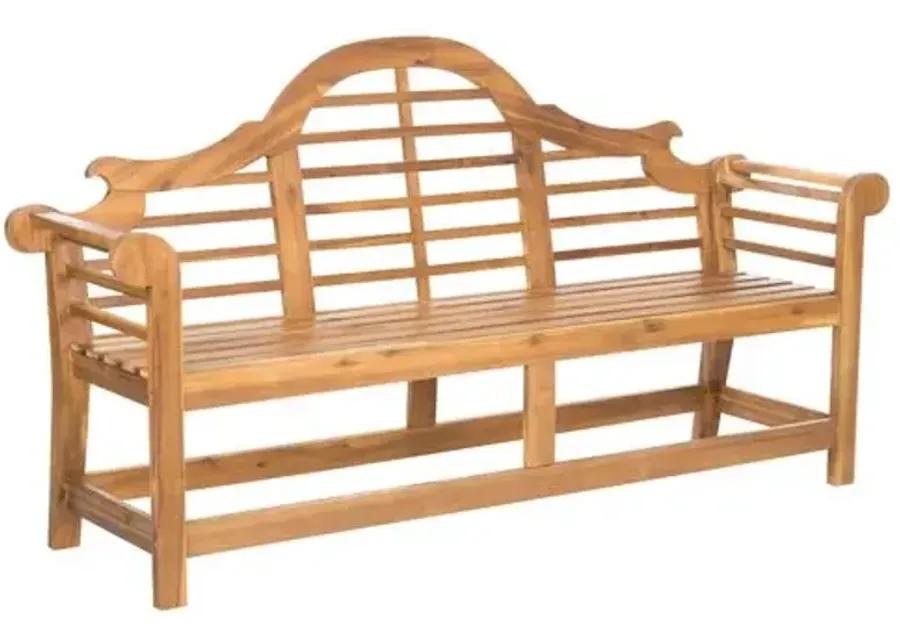 Khara Outdoor Bench - Natural - Brown