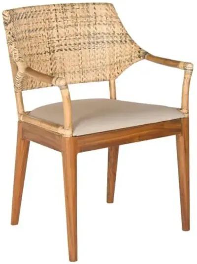 Lorelei Rattan Armchair - Honey - Beige