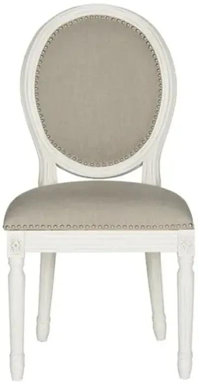 Set of 2 Haden Side Chairs - Gray Linen