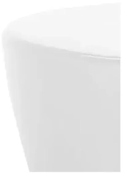 Leander Garden Stool - White