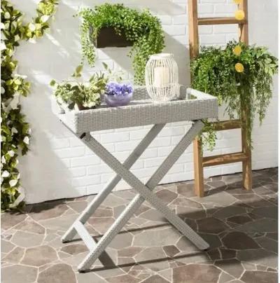 Conan Outdoor Folding Tray Table - Gray