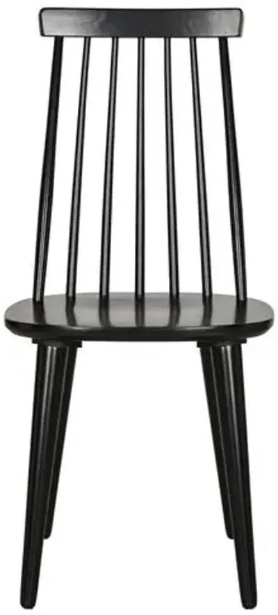 Set of 2 Flynn Side Chairs - Black