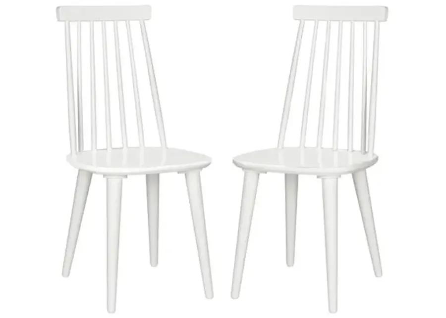 Set of 2 Flynn Side Chairs - White