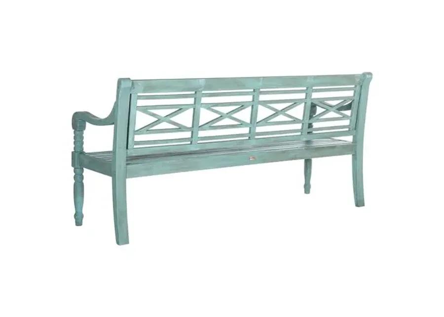 Karoo Outdoor Bench - Aqua - Blue