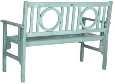 Piedmont Outdoor Bench - Aqua - Blue