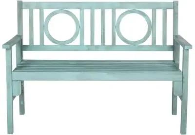 Piedmont Outdoor Bench - Aqua - Blue