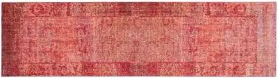 Nancy Overdyed Rug - Red/Gold - Red