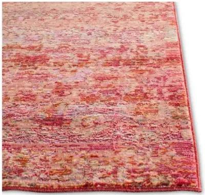 Nancy Overdyed Rug - Red/Gold - Red