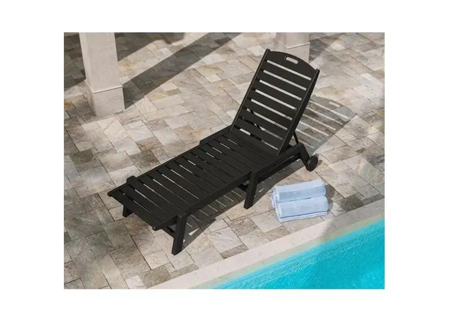 Goodwin Outdoor Chaise - Black - Comfortable, Sturdy, Stylish, Eco-Friendly, Eco-Friendly