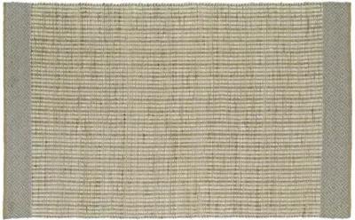 Woven Tribal Jute-Blend Rug - Ivory - Ivory