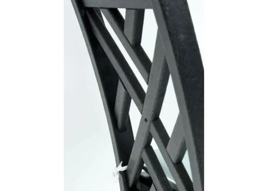 Chippendale Outdoor Dining Side Chair - Black