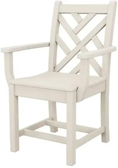 Chippendale Outdoor Dining Armchair - Sand - Beige