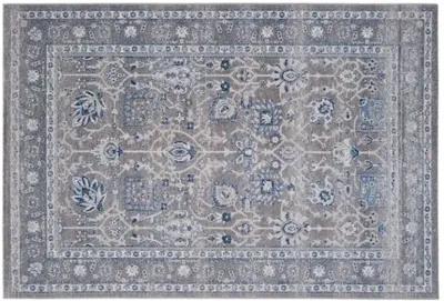 De Beque Jute-Blend Rug - Gray/Blue - Gray