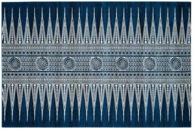 Genoa Rug - Royal/Ivory - Blue - Blue