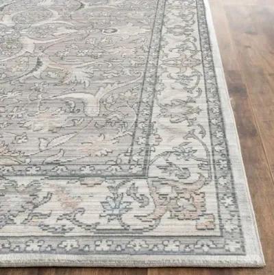 Amal Rug - Mauve/Cream - Gray - Gray