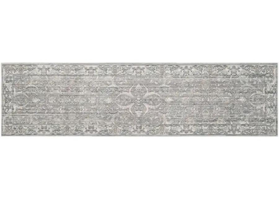 Amal Rug - Mauve/Cream - Gray - Gray