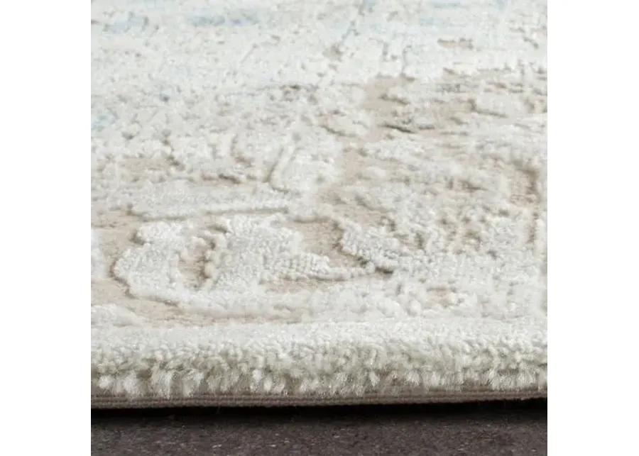 Nadette Rug - Turquoise/Ivory - Blue - Blue