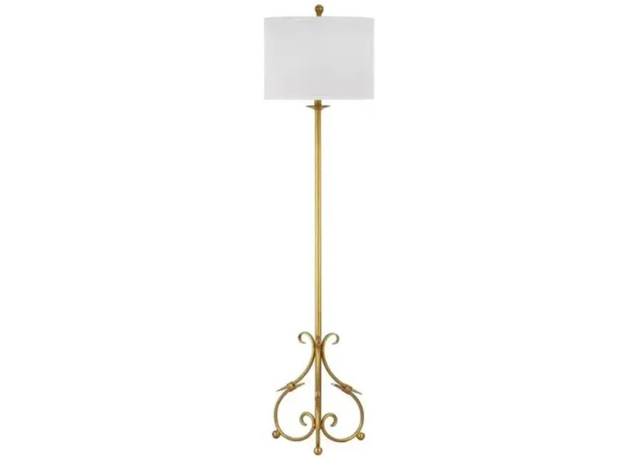 Elisa Baroque Floor Lamp - Gold