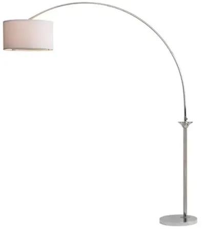 Corona Arc Floor Lamp - Nickel