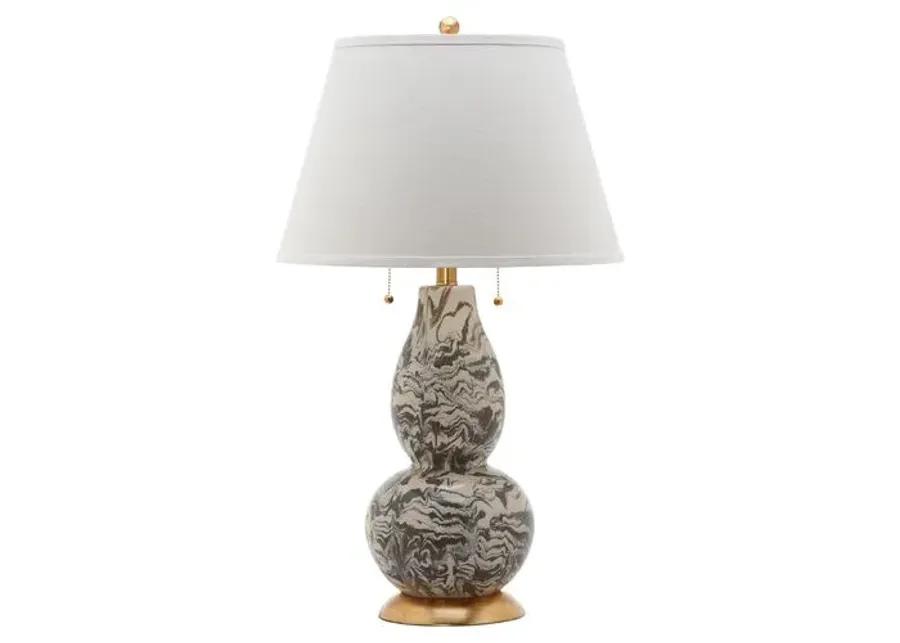 Set of 2 Libby Table Lamps - Grey