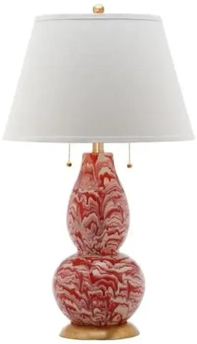 Set of 2 Libby Table Lamps - Orange