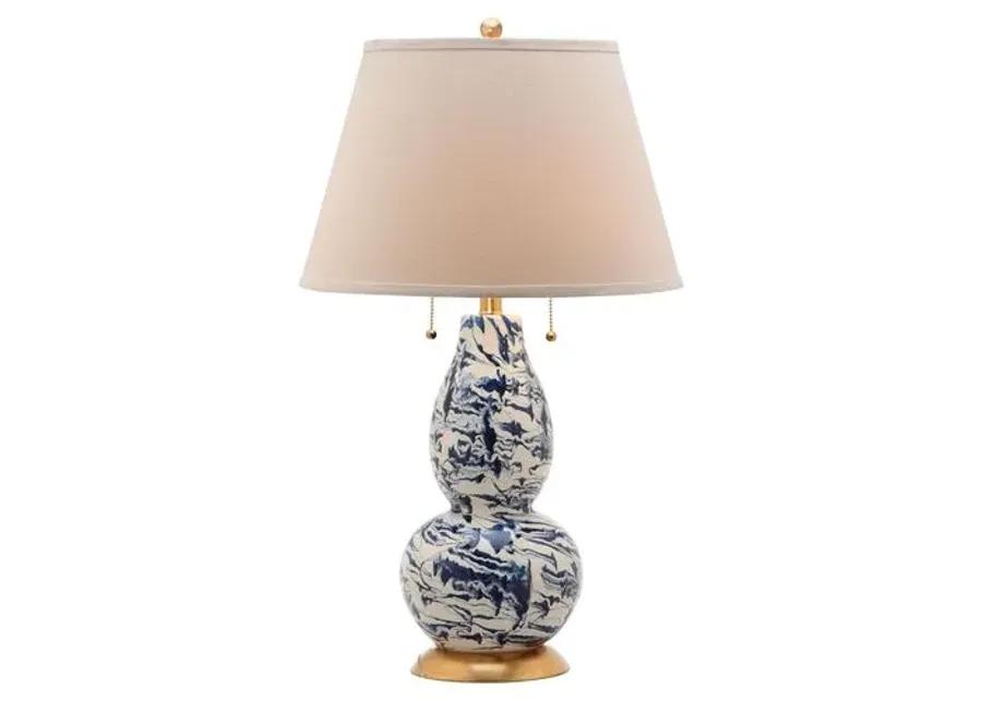 Set of 2 Libby Table Lamps - Navy