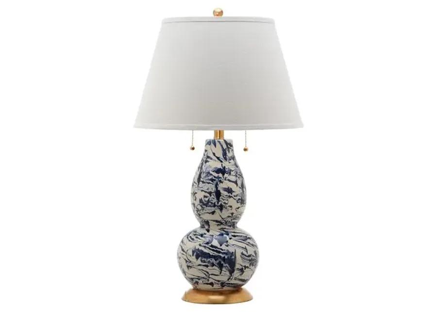 Set of 2 Libby Table Lamps - Navy