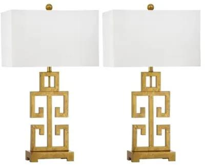 Zeus Table Lamp Set - Gold