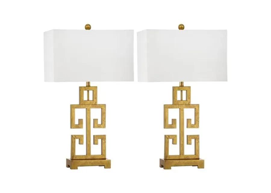 Zeus Table Lamp Set - Gold