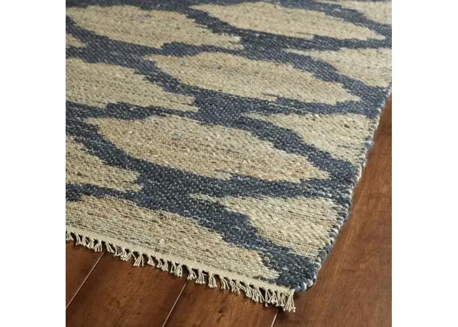 Aberta Jute-Blend Rug - Denim - Blue - Blue