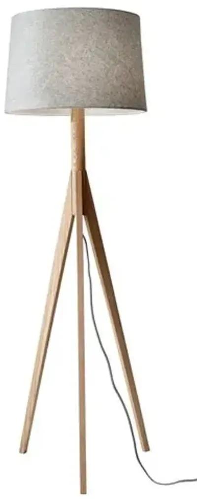 Eva Tripod Floor Lamp - Natural