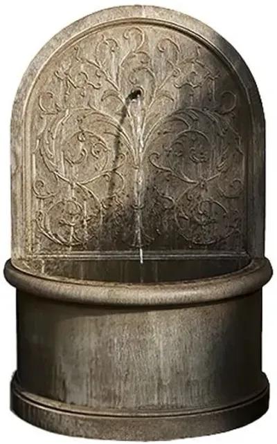 40.5" Corsini Wall Fountain - Limestone - Campania International - Brown