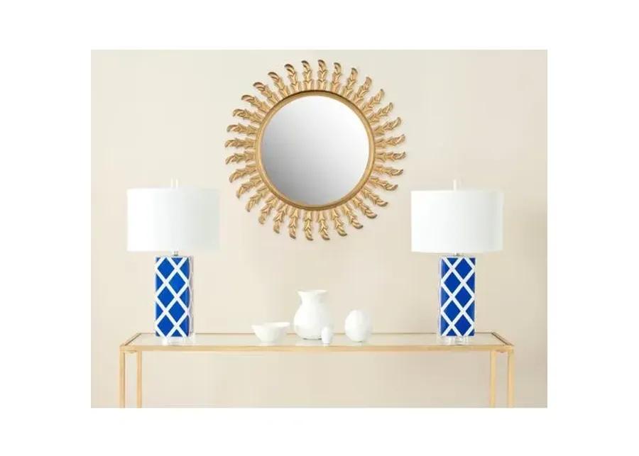 Inca Sun Wall Mirror - Gold