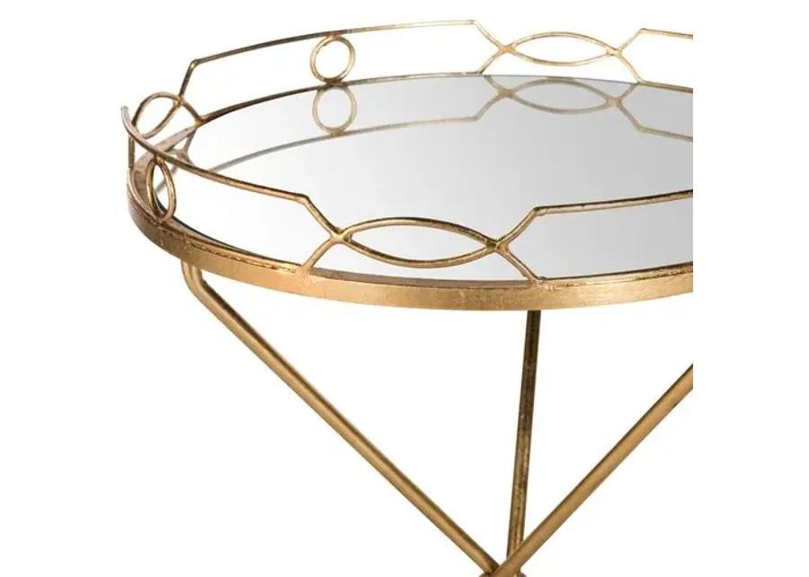 Harvey Side Table - Gold