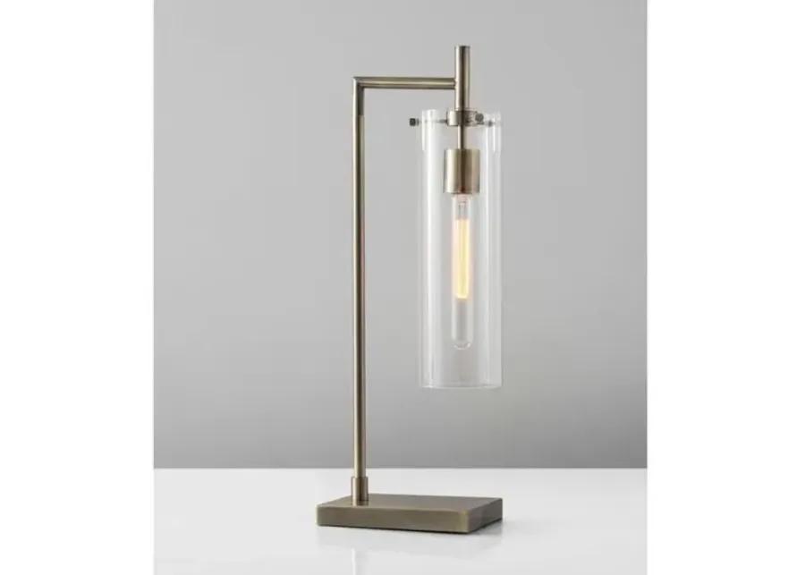 Zenon Table Lamp - Antiqued Brass