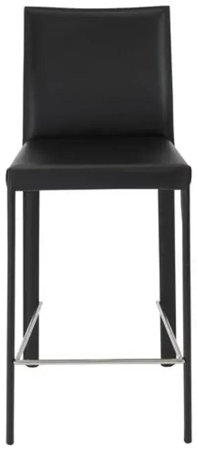 Set of 2 Callen Counter Stools - Black