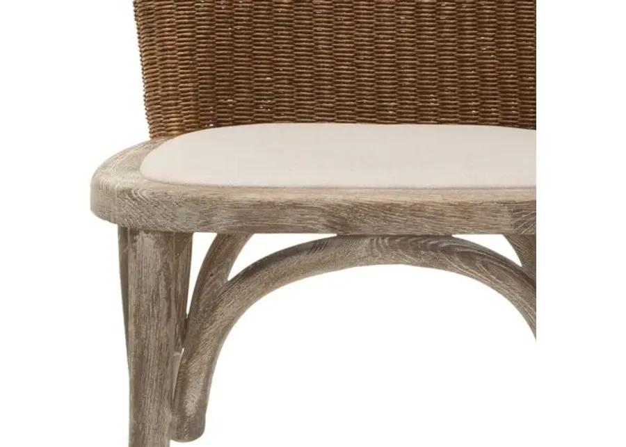 Set of 2 Beau Side Chairs - Beige Linen